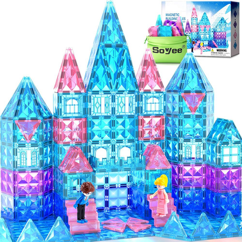 Magnetic tiles 102pcs with - magnetic,
